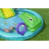 Bestway Crocodile Cove laste täispuhutav veemängukeskus ja bassein 2,24 m x 1,81 m x 72 cm