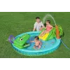 Bestway Crocodile Cove laste täispuhutav veemängukeskus ja bassein 2,24 m x 1,81 m x 72 cm