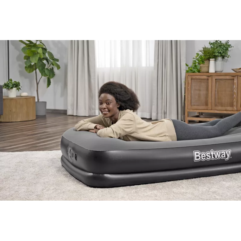 Bestway Tritech Twin õhkmadrats sisseehitatud USB-pumbaga 1,91 m x 97 cm x 36 cm