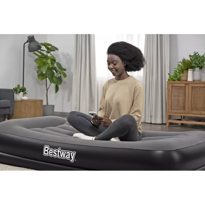 Bestway Tritech Twin õhkmadrats sisseehitatud USB-pumbaga 1,91 m x 97 cm x 36 cm