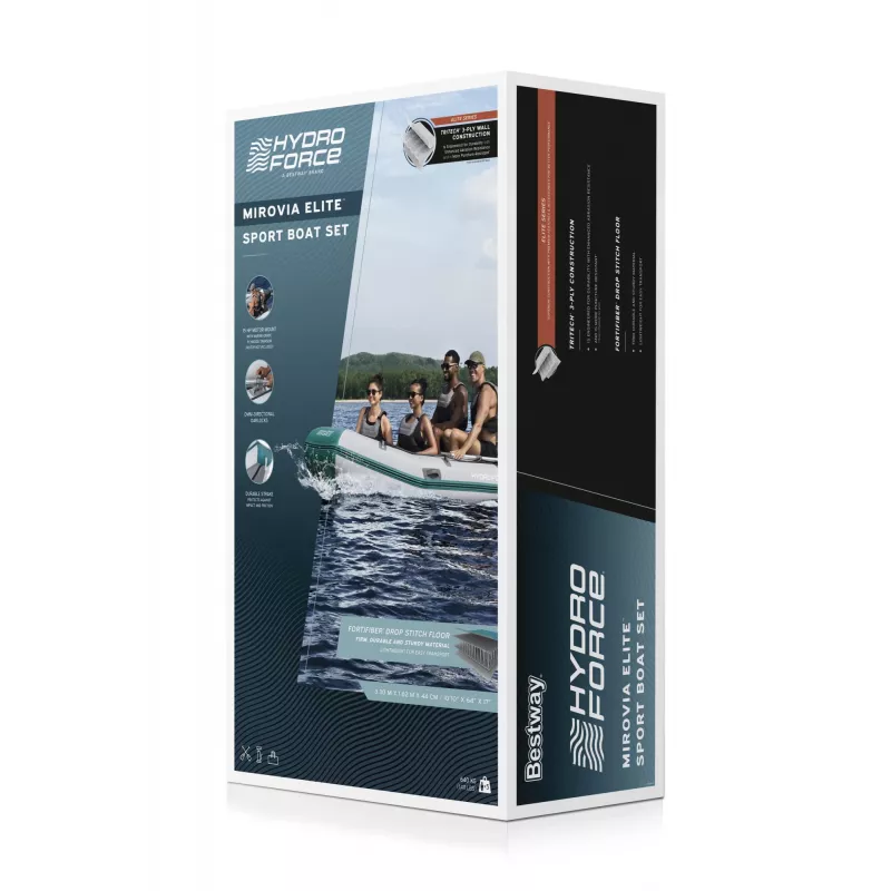 Bestway Hydro Force Mirovia Elite 5-kohaline täispuhutav sportpaadi komplekt 3,30 m