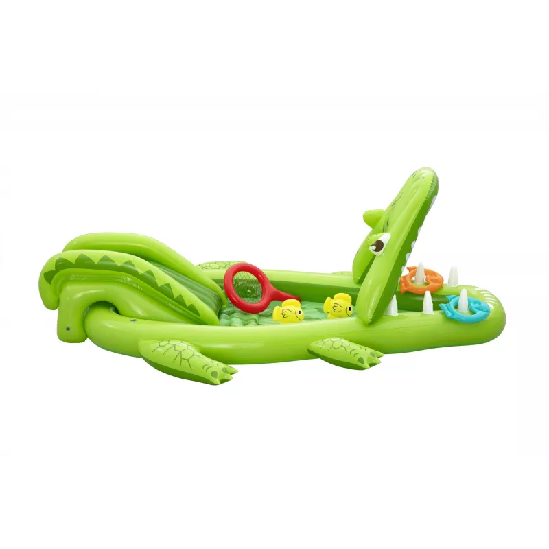 Bestway Later Gator laste täispuhutav veemängukeskus ja bassein 2,34 m x 1,63 m x 87 cm