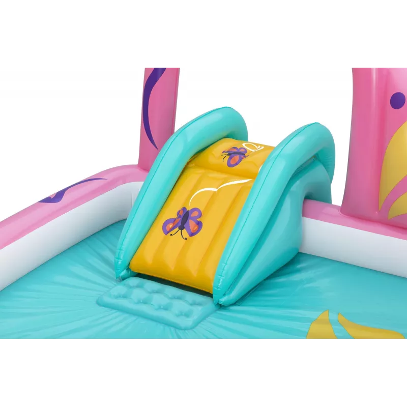 Bestway Butterfly Wonder laste täispuhutav veemängukeskus ja bassein 1,80 m x 1,80 m x 1,17 m