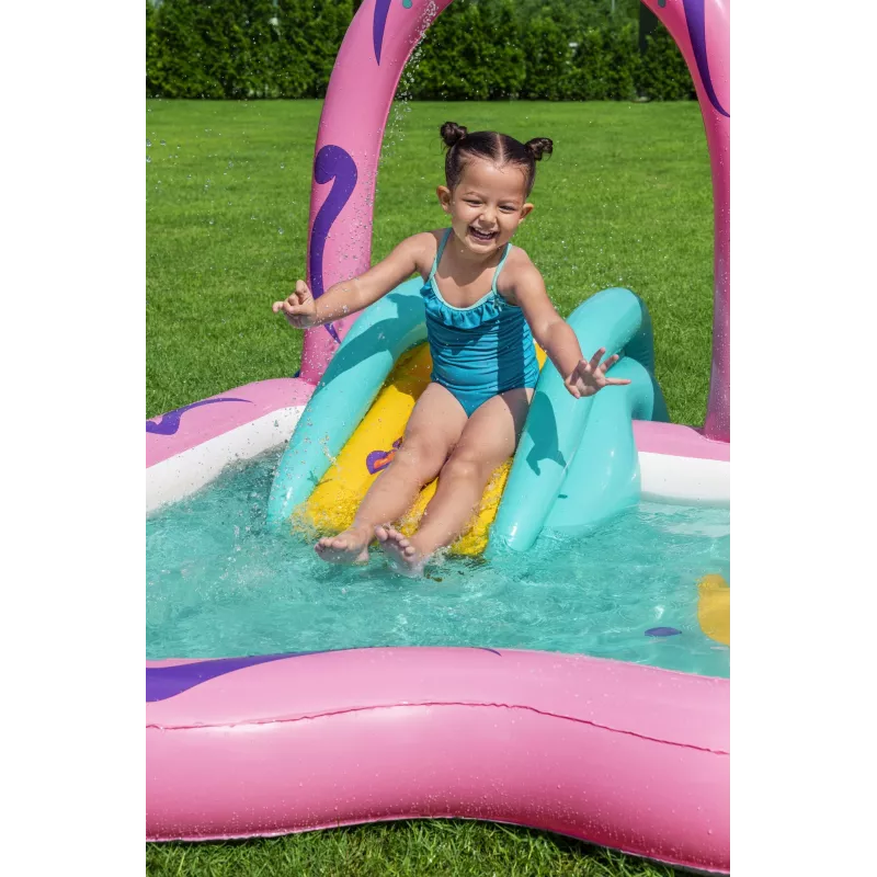 Bestway Butterfly Wonder laste täispuhutav veemängukeskus ja bassein 1,80 m x 1,80 m x 1,17 m
