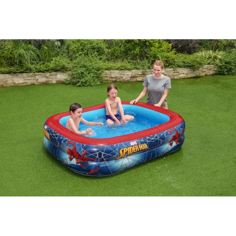 Bestway mängubassein, Täispuhutav bassein, 450 L, Ristkülikukujuline, 6 a, Ämblikmees, Vinüül