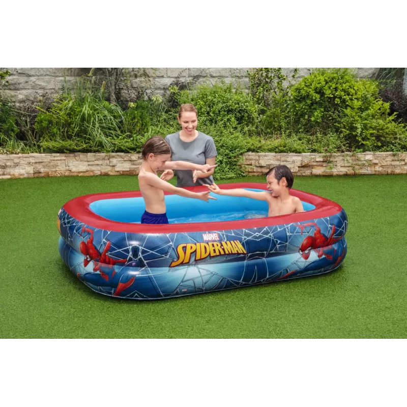 Bestway mängubassein, Täispuhutav bassein, 450 L, Ristkülikukujuline, 6 a, Ämblikmees, Vinüül