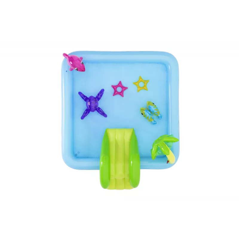 Bestway Play Center Fantastic Aquarium mängukeskus, täispuhutav bassein, 308 L, kaheksa kujuline, 2-a., vinüül, mitmevärviline