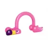 Bestway 11'2″ x 43″ x 6'4″/3.40m x 1.10m x 1.93m Jumbo Flamingo vihmuti