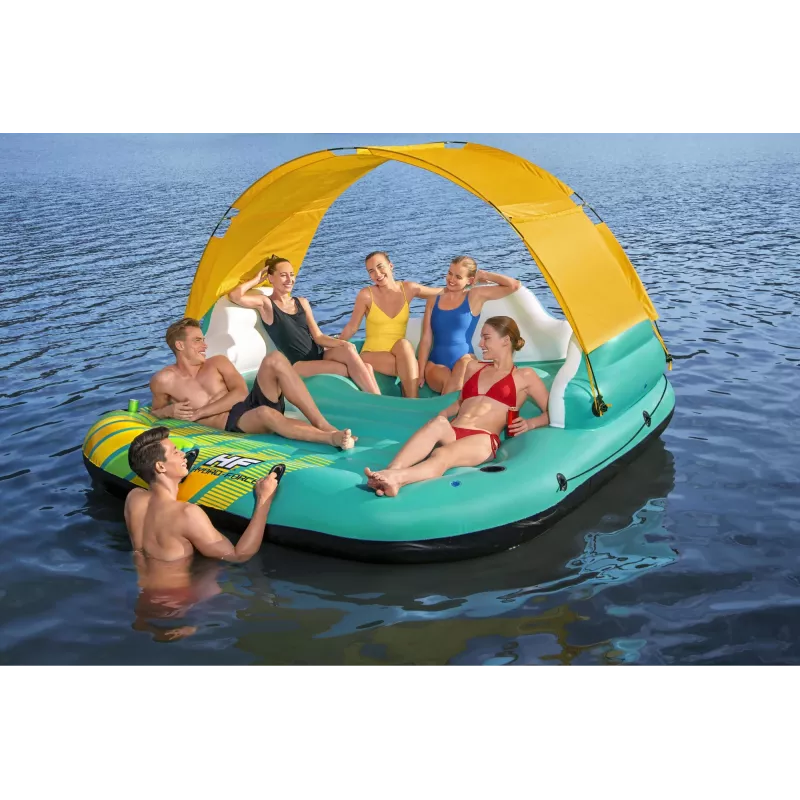 Bestway Hydro-Force 9'10 inch x 9'/3,00 m x 2,75 m Sunny Lounge Island