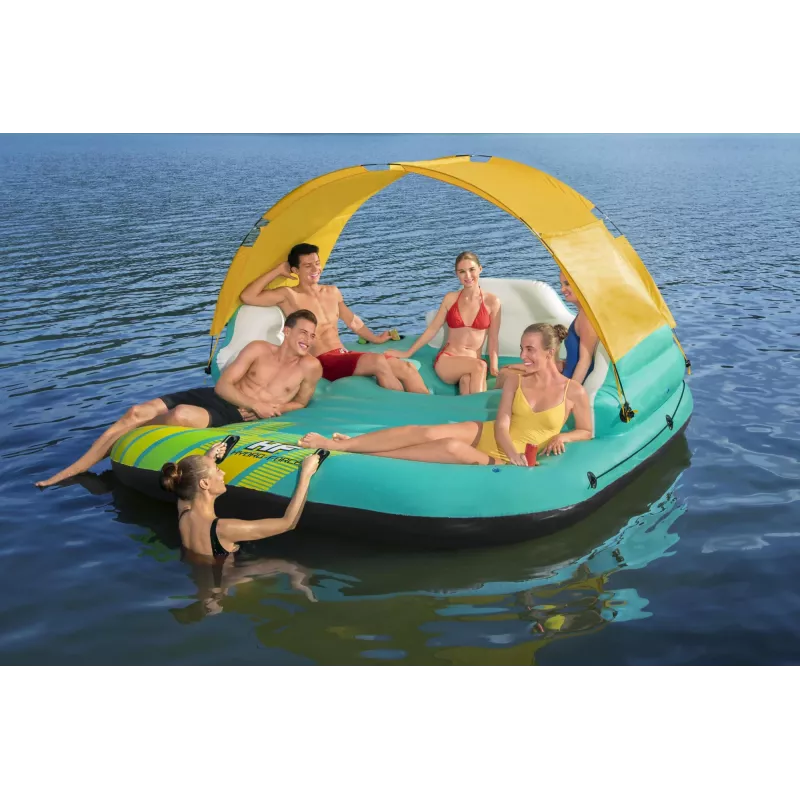 Bestway Hydro-Force 9'10 inch x 9'/3,00 m x 2,75 m Sunny Lounge Island
