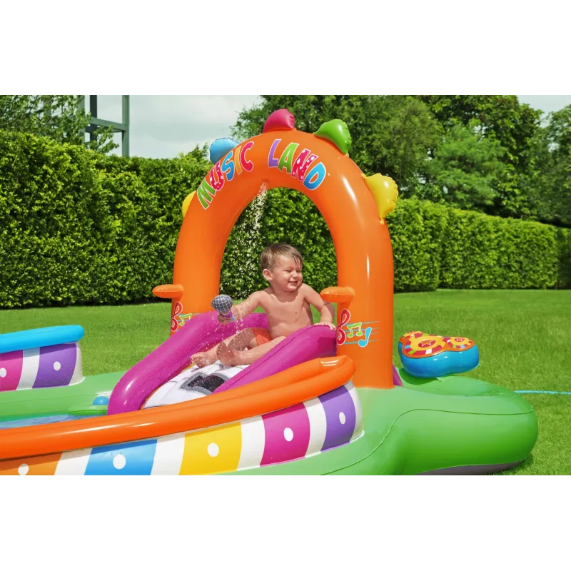 Bestway 9'8 tolli x 6'3 tolli x 54 tolli/2.95m x 1.90m x 1.37m Sing 'n Splash mängukeskus