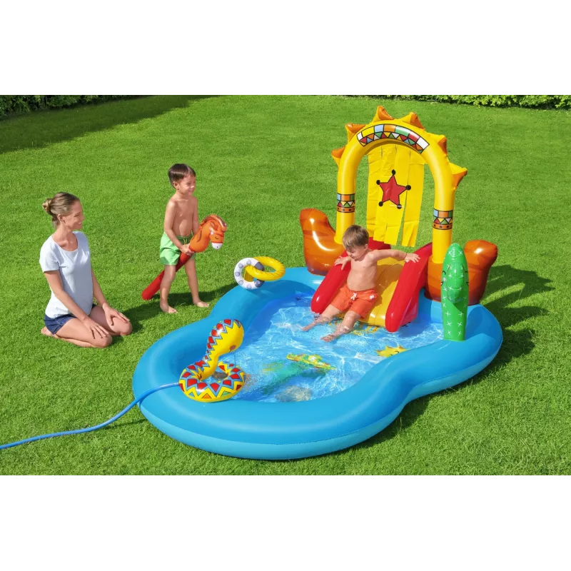 Bestway 8'8 tolli x 6'2 tolli x 55 tolli/2.64m x 1.88m x 1.40m Wild West mängukeskus