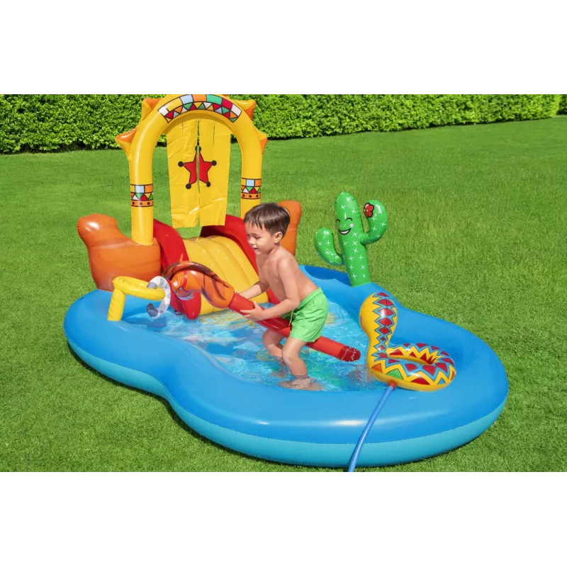 Bestway 8'8 tolli x 6'2 tolli x 55 tolli/2.64m x 1.88m x 1.40m Wild West mängukeskus