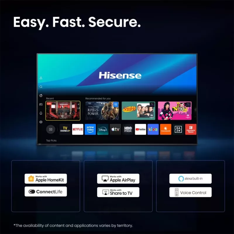 Hisense 55U7SE 55-tolline ULED Mini-LED 4K nutiteler 20018749