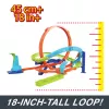 Hot Wheels Action Loop Cyclone väljakutse rajakomplekt 1:64 mõõtkavas mänguautoga, lihtne hoiustamine