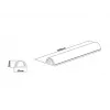 Multibrackets M Universal kaabel Cover Valge 50mm-W 1600-L, valge, alumiinium, 50 mm, 1 tk, 64 mm, 1620 mm