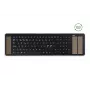 hiirtrapper Type klaviatuur QWERTY Nordic USB-A + Bluetooth, täissuuruses (100%), juhtmega ja juhtmevaba, USB + Bluetooth, must