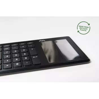 hiirtrapper Type klaviatuur QWERTY Nordic USB-A + Bluetooth, täissuuruses (100%), juhtmega ja juhtmevaba, USB + Bluetooth, must