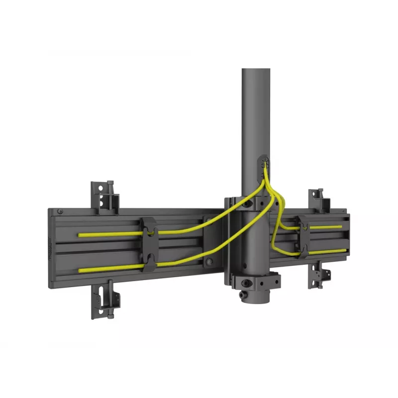 Multibrackets M Pro Series - kaablihaldusklamber 6-pack, kaablihaldusklamber, Must, plastik, 100 g, 90 mm, 30 mm
