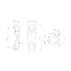 Multibrackets M Pro Series - kaablihaldusklamber 6-pack, kaablihaldusklamber, Must, plastik, 100 g, 90 mm, 30 mm