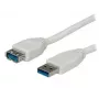Nilox 0,8 m USB3.0 USB-kaabel USB 3.2 Gen 1 (3.1 Gen 1) USB A 4,8 Gbit/s Valge