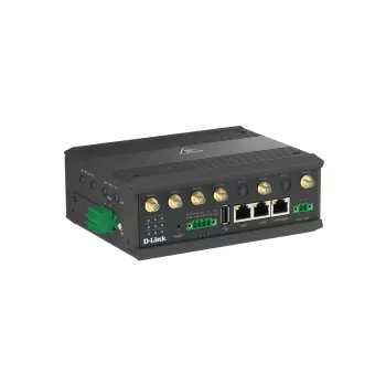 D-Link 5G IIoT võrgulüüs, mobiilsidevõrgu lüüs, must, Gigabit Ethernet, 10,100,1000 Mbit/s, 802.11a, 802.11b, 802.11g, Wi-Fi 4 (802.11n), Wi-Fi 5 (802.11ac), 300,866 Mbit/s