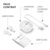 Music Sound Breeze kapslikujulised Bluetooth-kõrvaklapid koos värvilise ümbrisega