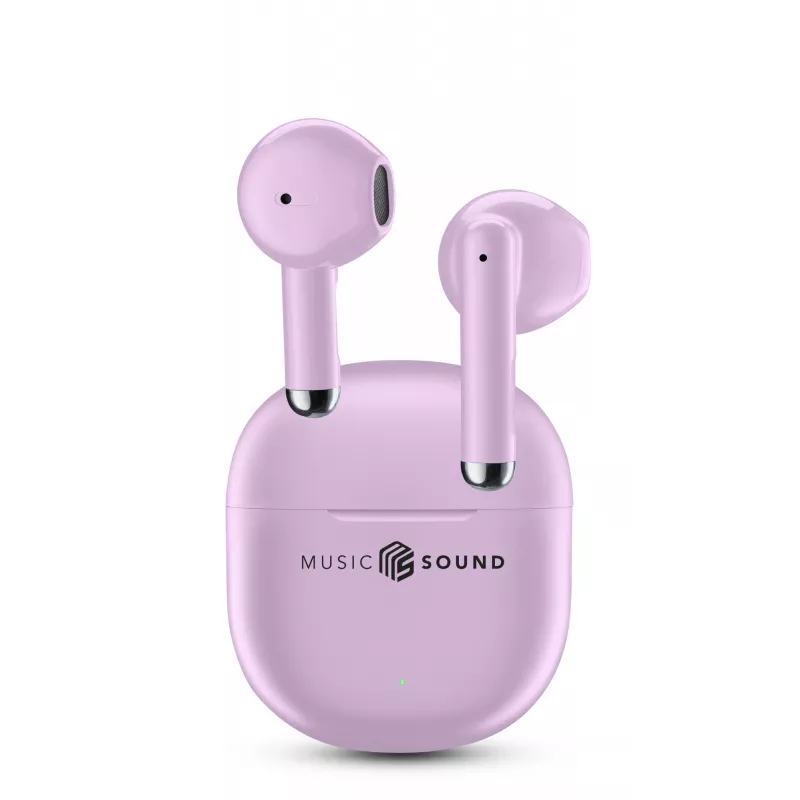 Music Sound Breeze kapslikujulised Bluetooth-kõrvaklapid värvilise ümbrisega