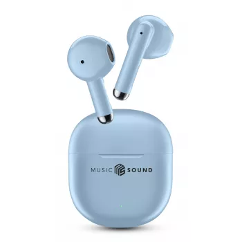 Music Sound Breeze kapselkujulised Bluetooth-kõrvaklapid värvilise ümbrisega