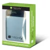 Techly I-CHARGE-10LCDBL akupank Liitium-polümeer (LiPo) 10000 mAh Juhtmevaba laadimine Sinine