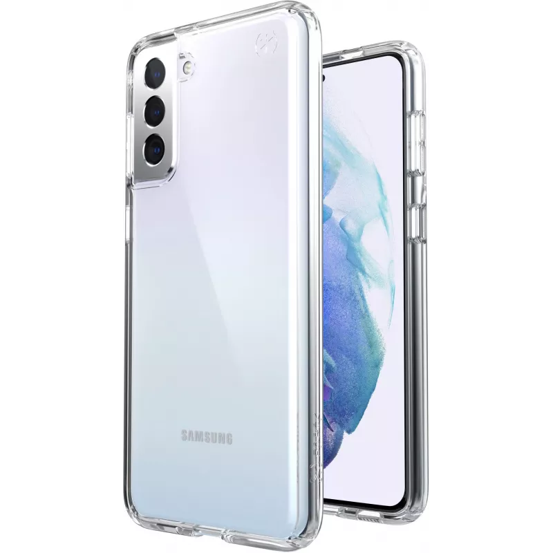 Speck Presidio Perfect Clear - ümbris - Samsung - Galaxy S21+ 5G - 17 cm (6.7 tolli) - läbipaistev