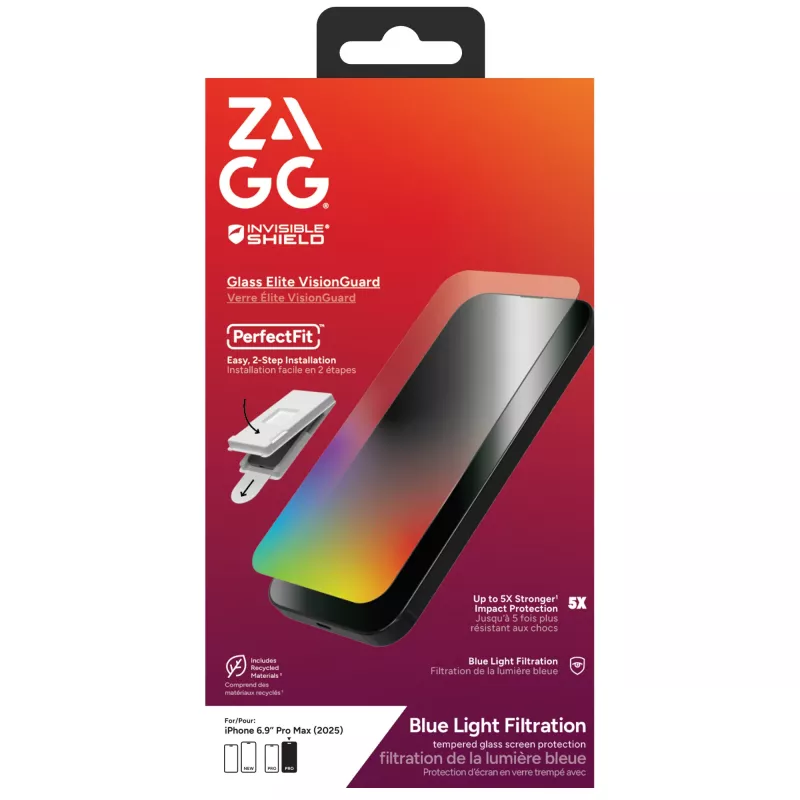 InvisibleShield Glass Elite VG ekraanikaitse Apple iPhone 17 Pro Maxile