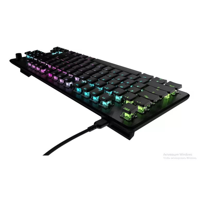 Turtle Beach Vulcan II TKL klaviatuur Mängimine USB QWERTY Saksa Must