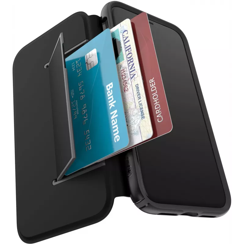Speck Presidio Folio iPhone 11 Pro Max, flipp-ümbris, Apple, iPhone 11 Pro Max, 16,5 cm (6,5 tolli), Must