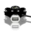Axagon HUE-X3B liidese jaotur USB 2.0 480 Mbit/s Must