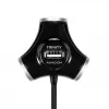 Axagon HUE-X3B liidese jaotur USB 2.0 480 Mbit/s Must