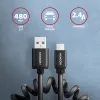 Axagon BUMM-AM10TB USB-kaabel USB 2.0 0.6 m Micro-USB B USB A 0,48 Gbit/s must