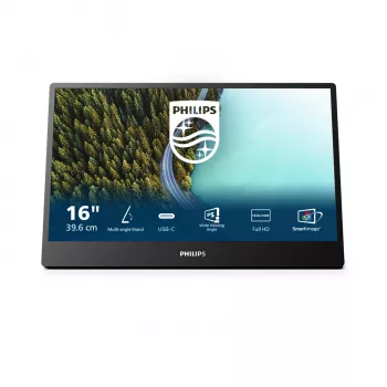 Philips 3000 seeria 16B1P3302/01 arvutimonitor 39,6 cm (15,6 tolli) 1920 x 1080 pikslit Full HD LED Must