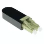 ACT fiiberoptiline LC loopback-adapter, mitmemoodiline 850 nm, LC, must, RoSH, -40–75 °C, 40 x 12,4 x 8,6 mm, 40 mm