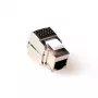 ACT CAT5E Keystone Jack täielikult varjestatud tööriistavaba., RJ45, IDC, Steel