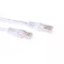 ACT valge 10 meetri U/UTP CAT6A ühenduskaabel RJ45 pistikutega