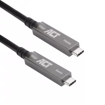 ACT USB-C 3.2 Gen2 aktiivne optiline kaabel (AOC), puutepaneelidele, video, andmed, toide, 3m