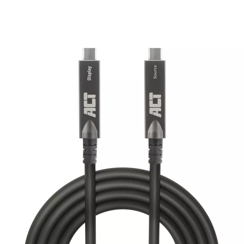 ACT USB-C 3.2 Gen2 aktiivne optiline kaabel (AOC), puutepaneelidele, video, andmed, toide, 3m