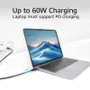 ACT USB 3.0 10Gbps 60W USB-C-kaabel, 1 meeter, 1 m, USB C, USB C, USB 3.2 Gen 2 (3.1 Gen 2), 10 Gbit/s, must