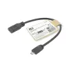 ACT USB USB-C emane USB micro B 2.0 isaspistikuga adapterkaabel 0,2 m
