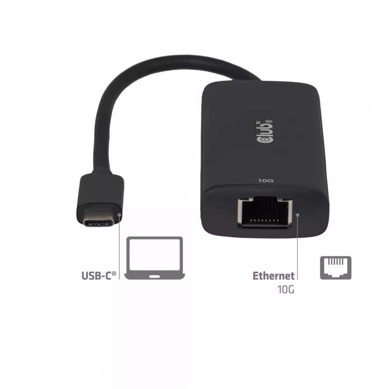 CLUB3D CAC-2531 sülearvuti dokk/pordireplikaator Juhtmega ühendatud USB 3.2 Gen 1 (3.1 Gen 1) USB-C Must