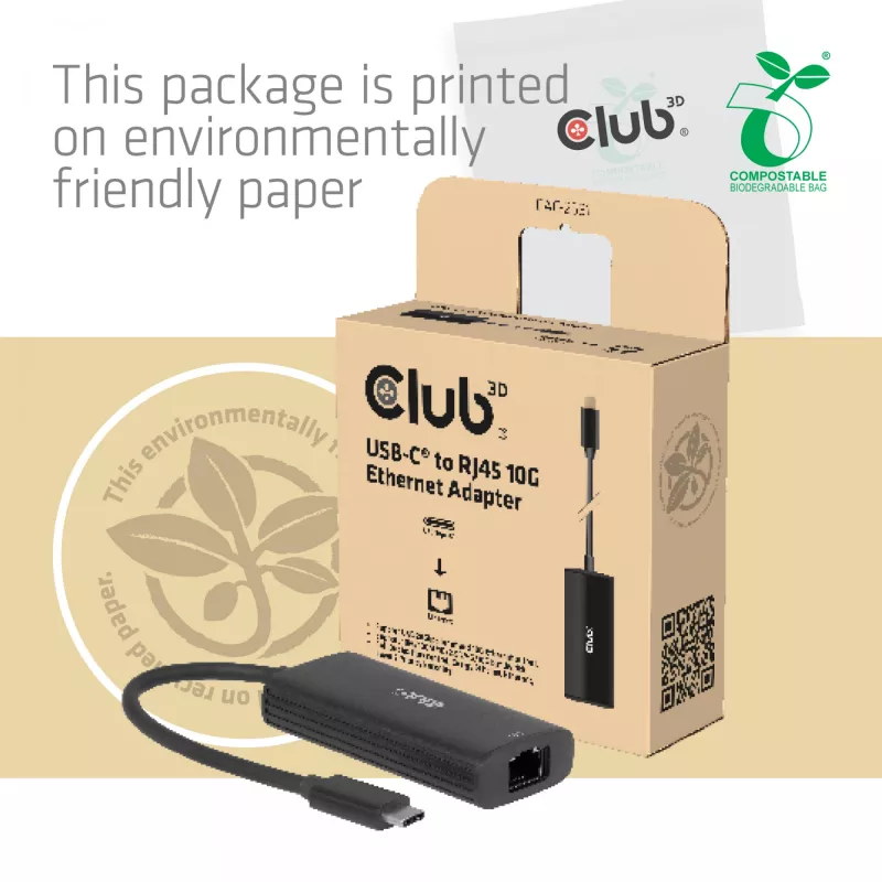 CLUB3D CAC-2531 sülearvuti dokk/pordireplikaator Juhtmega ühendatud USB 3.2 Gen 1 (3.1 Gen 1) USB-C Must