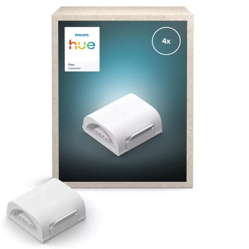 Philips Hue Flux pistik 4 tk, I-pistik, valge, plastik, Philips by Signify, 21 mm, 21 mm