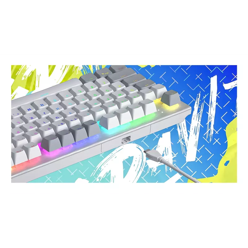 HATOR Gravity TKL klaviatuur mängimiseks USB QWERTY inglise (USA) must