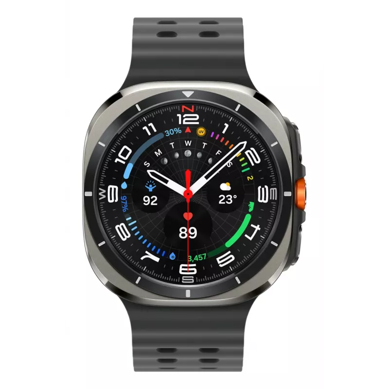 Samsung Galaxy Watch Ultra 3,81 cm (1,5 tolli) AMOLED 47 mm digitaalne 480 x 480 pikslit puutetundlik ekraan 4G hõbedane Wi-Fi GPS (satelliit)